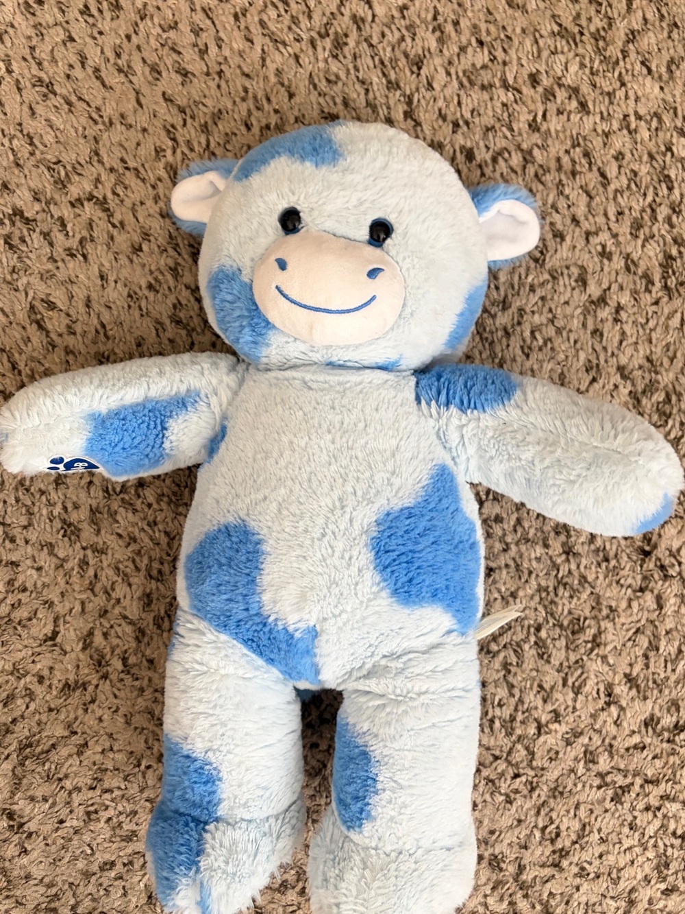 Build a Bear Blueberry Cow Plush